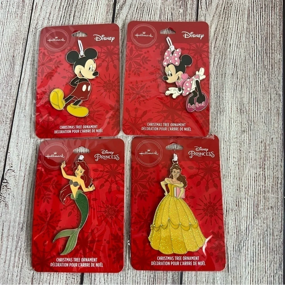 Disney Hallmark Ornaments Mickey Minnie Lot
